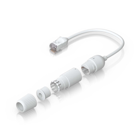 Cablu prelungitor Ethernet Cat6A ultra-subțire ecranat UniFi Ubiquiti, Pachet 2 buc., UACC-Cable-Extender-C6A